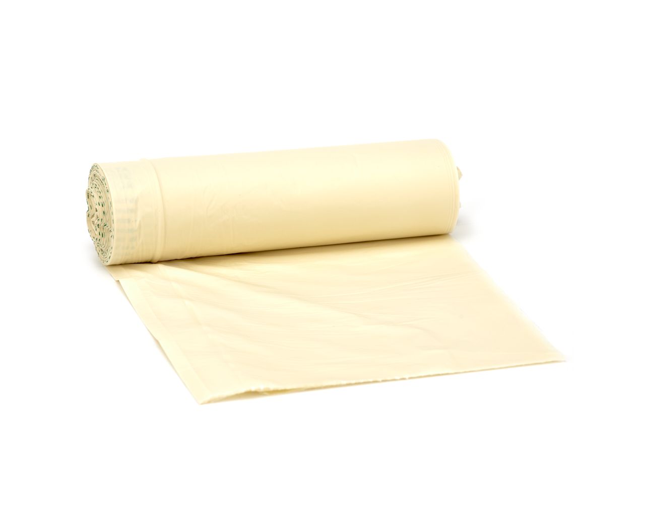 WBA201 Мешки для мусора BIO, 70 x 70 см, вместимость 60 л, рулон по 20 штук, КРЕМ, биоразлагаемый и компостируемый материал Merida  - Вид №1