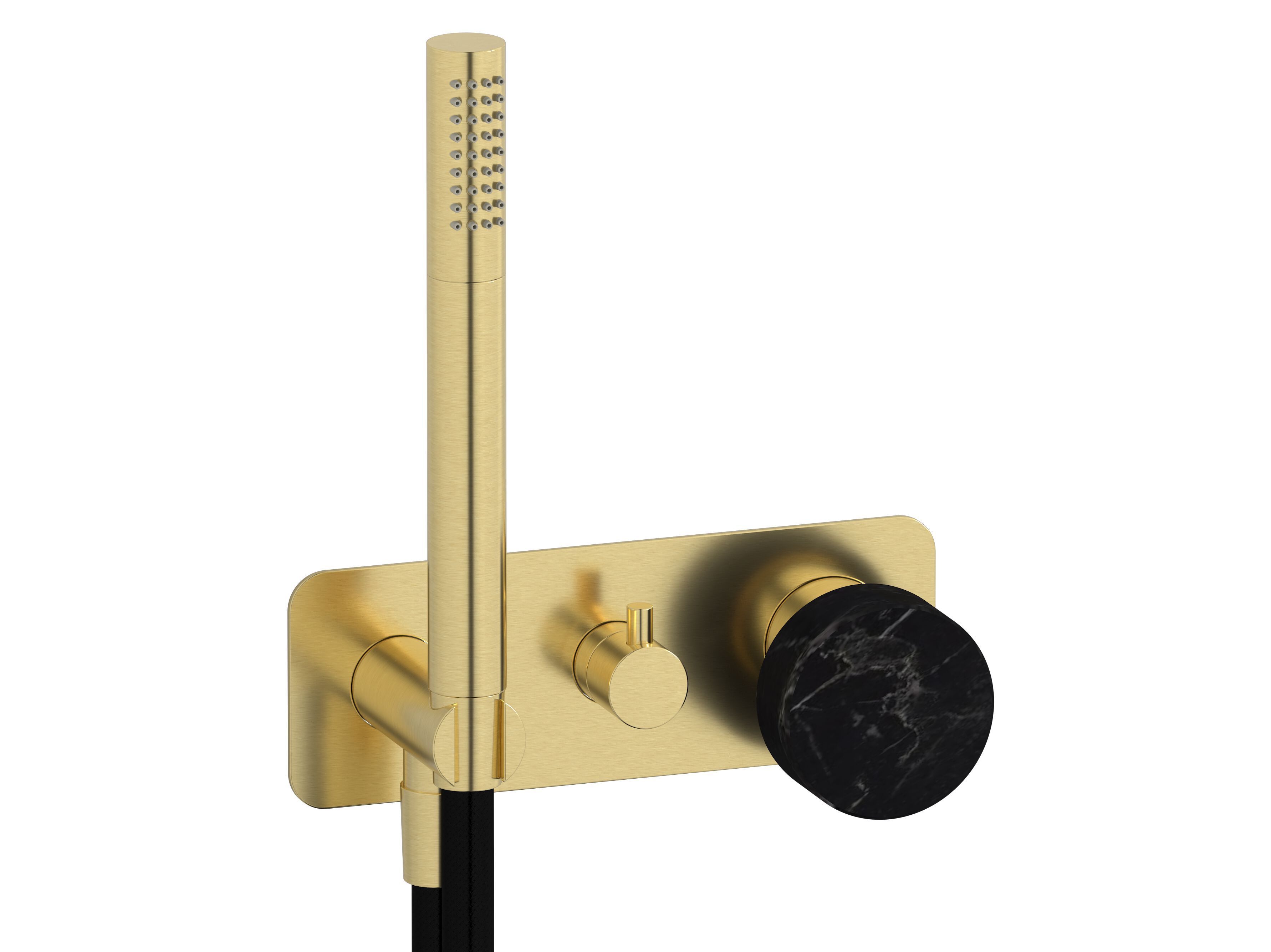 Мраморный встраиваемый смеситель для душа с ручным душем IB мрамор + мрамор Elle ARCH-00137390