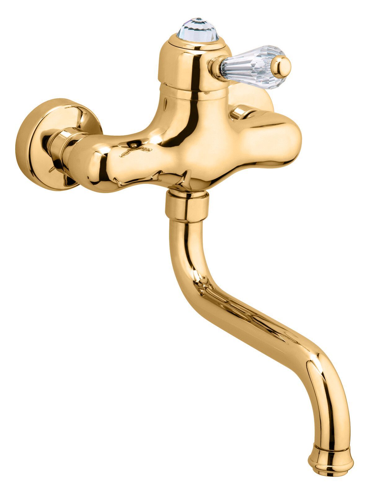 Настенный однорычажный кухонный смеситель с поворотным изливом Rubinetterie Frattini Morgan ARCH-00134720 - Вид №7