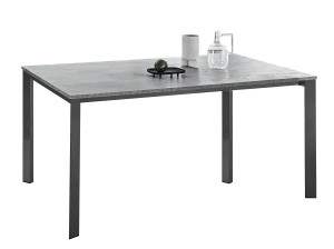 Стол для гостиной из стали и меламина