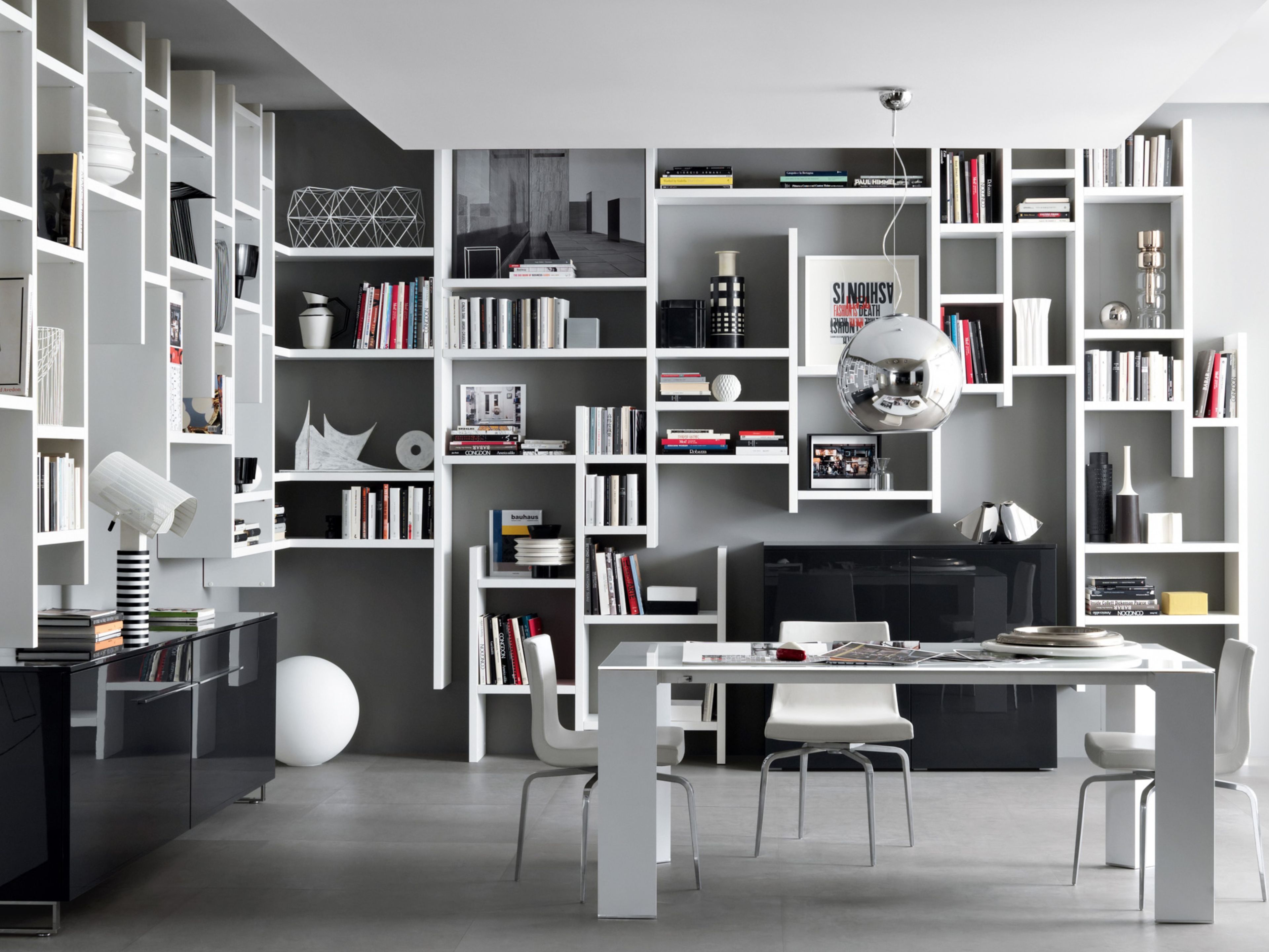 Лакированная угловая подвесная полка MisuraEmme CROSSING ARCH-00038955 - Вид №1