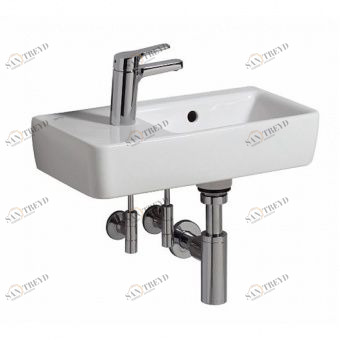 276350000 Подвесная раковина настенная прямоугольная Keramag  белая 