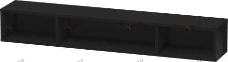 LC120004040 Элемент полки (горизонтальный) L-Cube #LC1200 800 x 140 мм Черный глянцевый лак Duravit