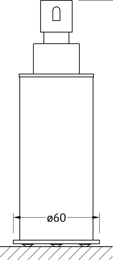 AWE 006 Дозатор жидкого мыла настольный ARTWELLE Universell - Вид №1