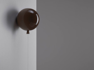 Настенный светильник из опалового стекла