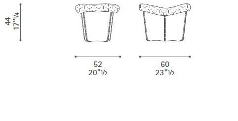 Poltrona Frau Пуф / подставка для ног La collezione - divani e poltrone sun-id-1492268 - Вид №3