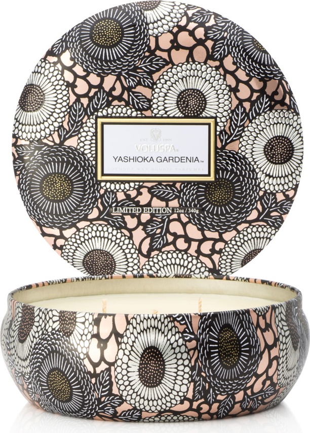 10664267 VOLUSPA Ароматическая свеча Voluspa "Гардения "Первая любовь", с 3 фитилями, 340гр 
