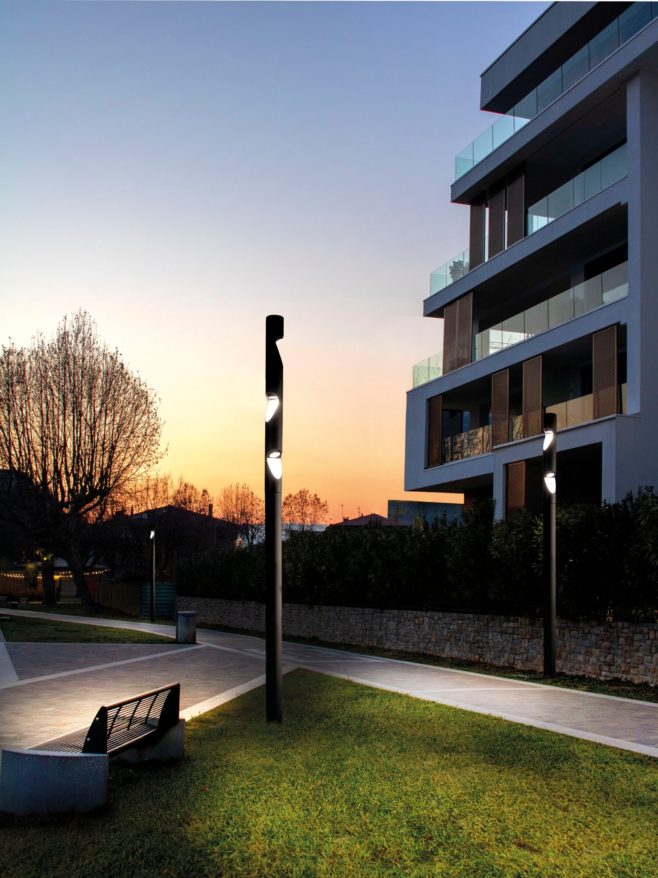 Литой алюминиевый светодиодный уличный фонарь SIMES Minishift ARCH-00072571 - Вид №5