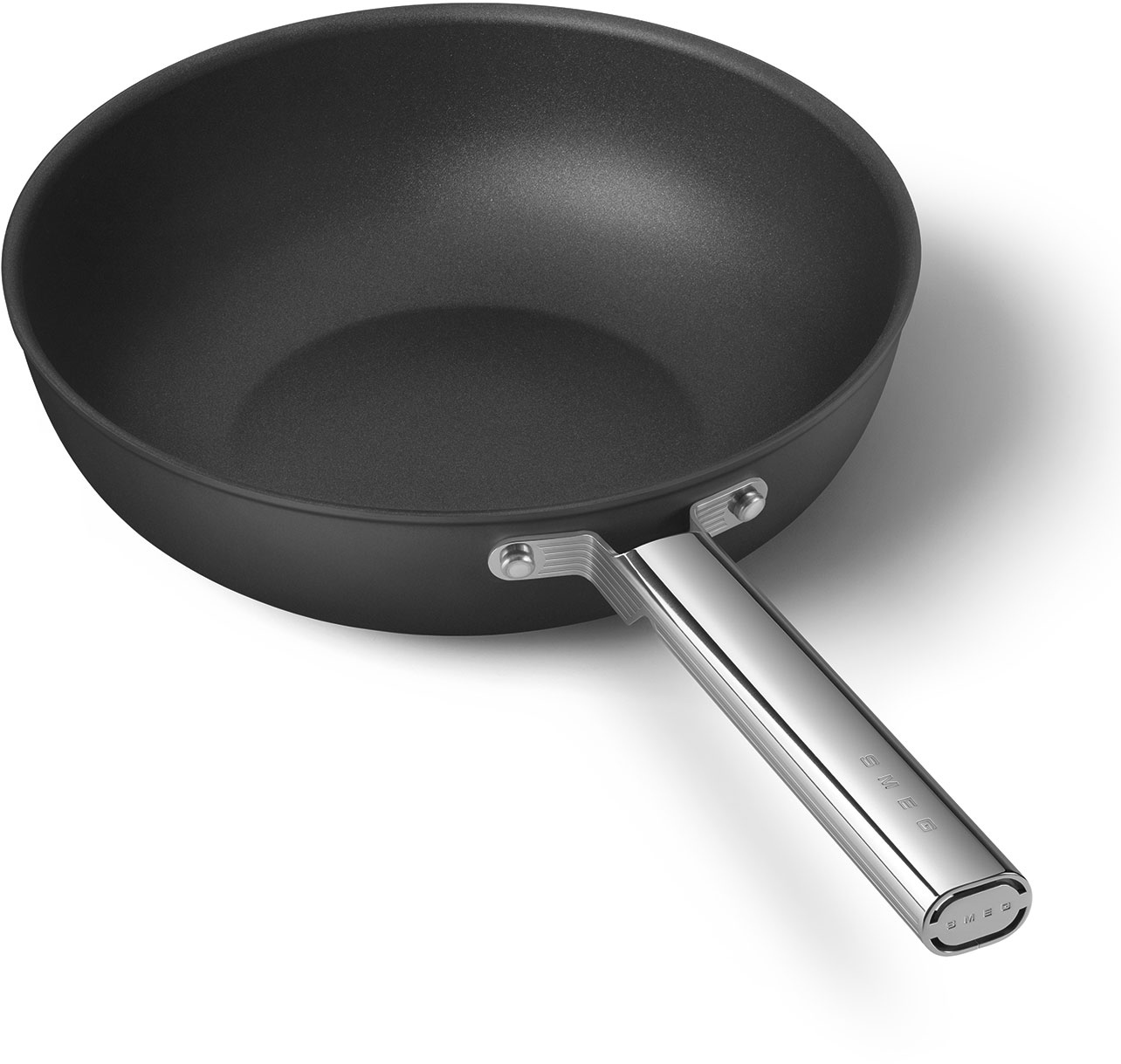 CKFW3001BLM Посуда / сковорода wok 30 см, черная SMEG  - Вид №7