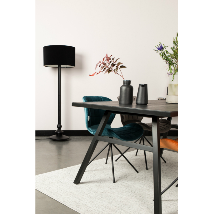 Стул OMG Velvet бирюзовый Zuiver 1100366 - Вид №1