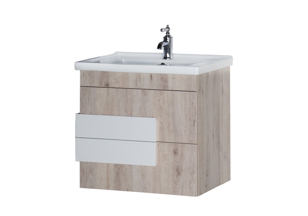 Тумба с раковиной Aquanet Мадейра 70 дуб кантри 0018307000182323 - Вид №3
