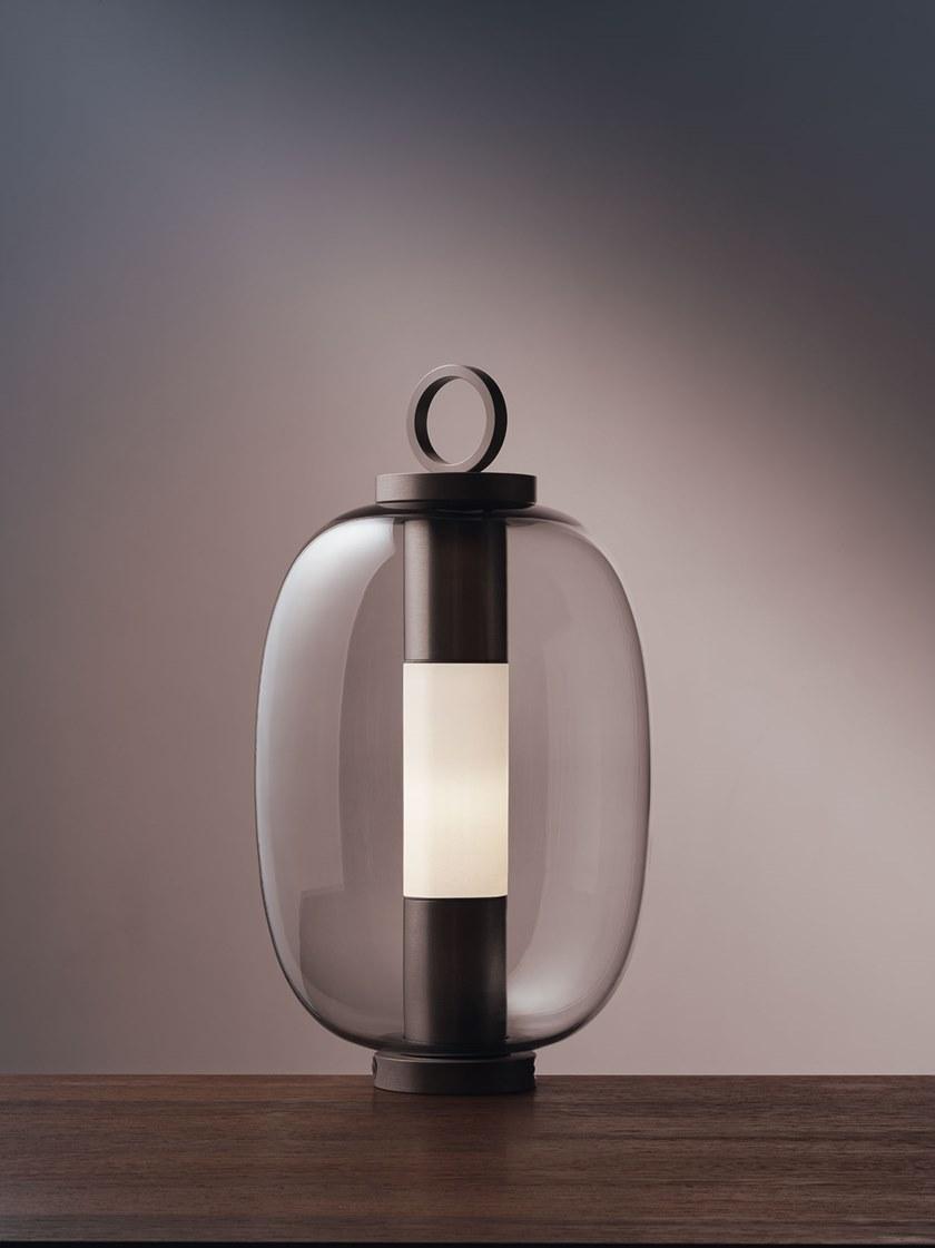 Ethimo Переносная светодиодная лампа из металла и дутого стекла Lucerna sun-id-1465222 - Вид №5