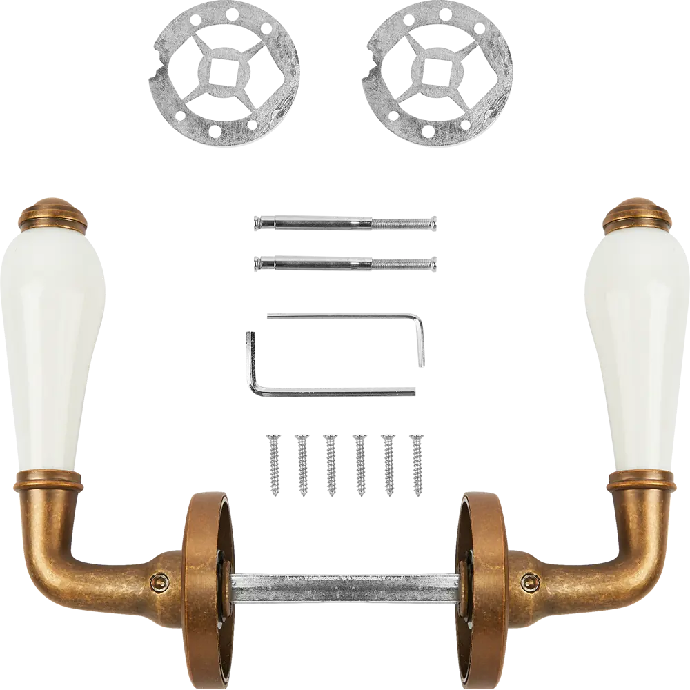 Дверные ручки Fuaro Charm в античной бронзе для межкомнатных дверей 85202859 STLM-0059826 - Вид №1