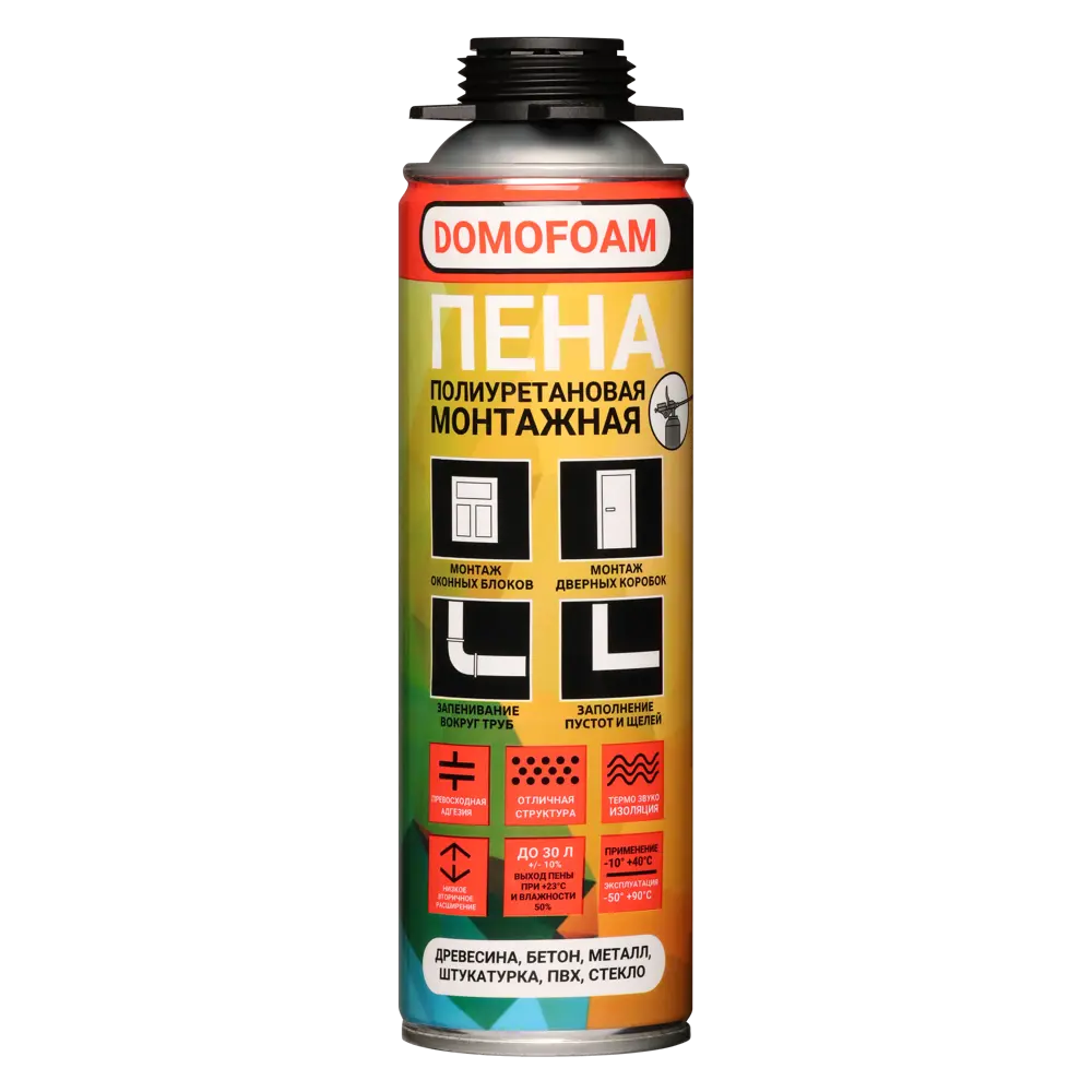 Пена монтажная профессиональная Domofoam мини, 450 мл 83701381 STLM-2204354 Santreyd 
