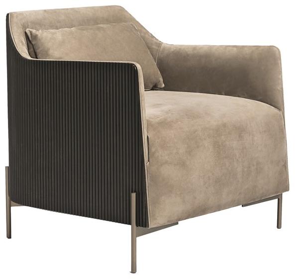 Shake Кресло в набуке с подлокотниками Hege sun-id-1369786 - Вид №4