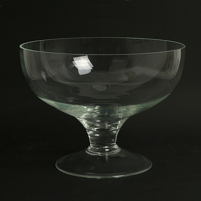 2150 Заготовка для декорирования Ваза для фруктов "Вишенка" стекло d 23.5 см х 18 см Эвис 