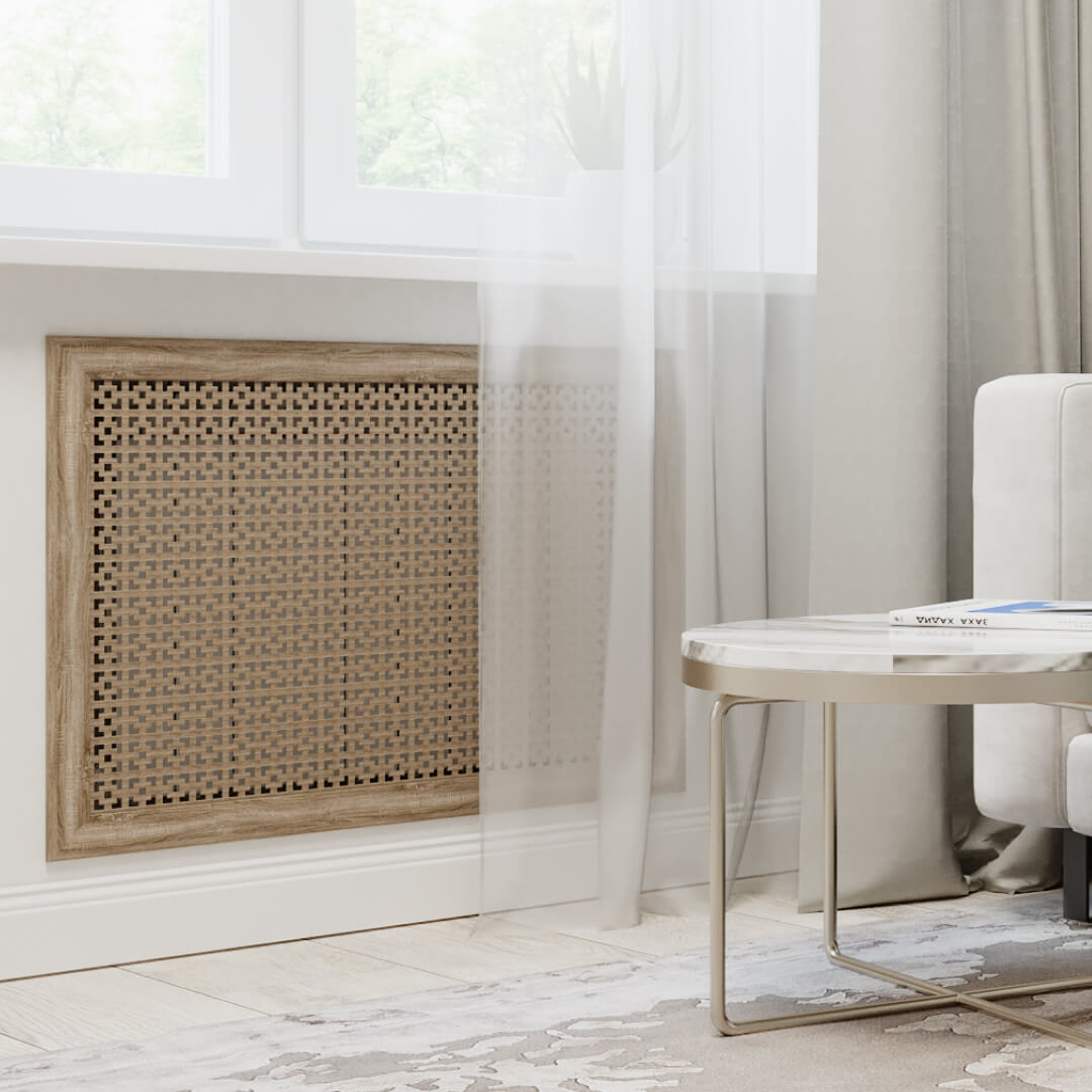 Экран для радиатора 120х60 см Дамаско дуб винтаж STELLA STSR-1140 Standart - Вид №1