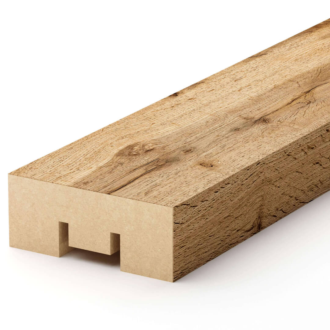 Интерьерная рейка МДФ Stella Бриона Light Пекан 16*40*2700 (уп.8шт.) STSR-810