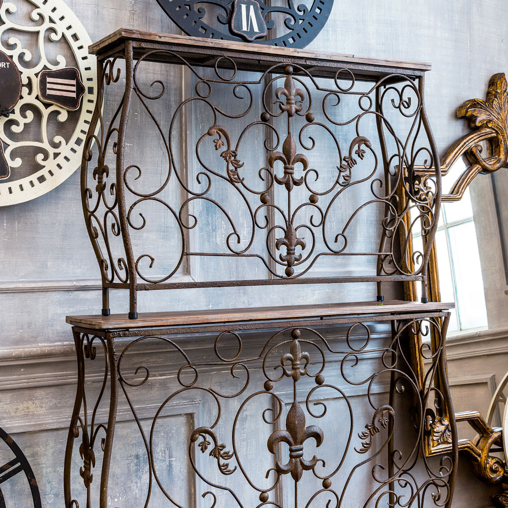 5384 Консоль «Королевская лилия», (шоколадный антик, версия М) Object Desire  - Вид №2