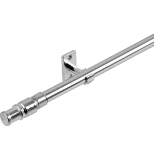 Карниз витражный Калифорния 55-85 см металл цвет хром