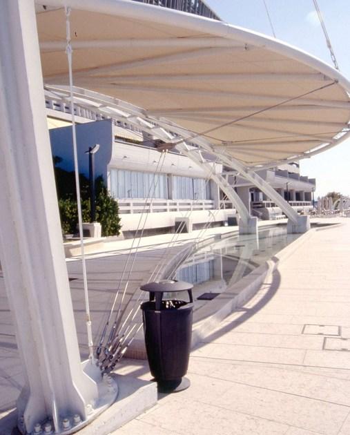 Neri Урна для мусора с крышкой с пепельницей для улицы Idesia 2277  - Вид №5