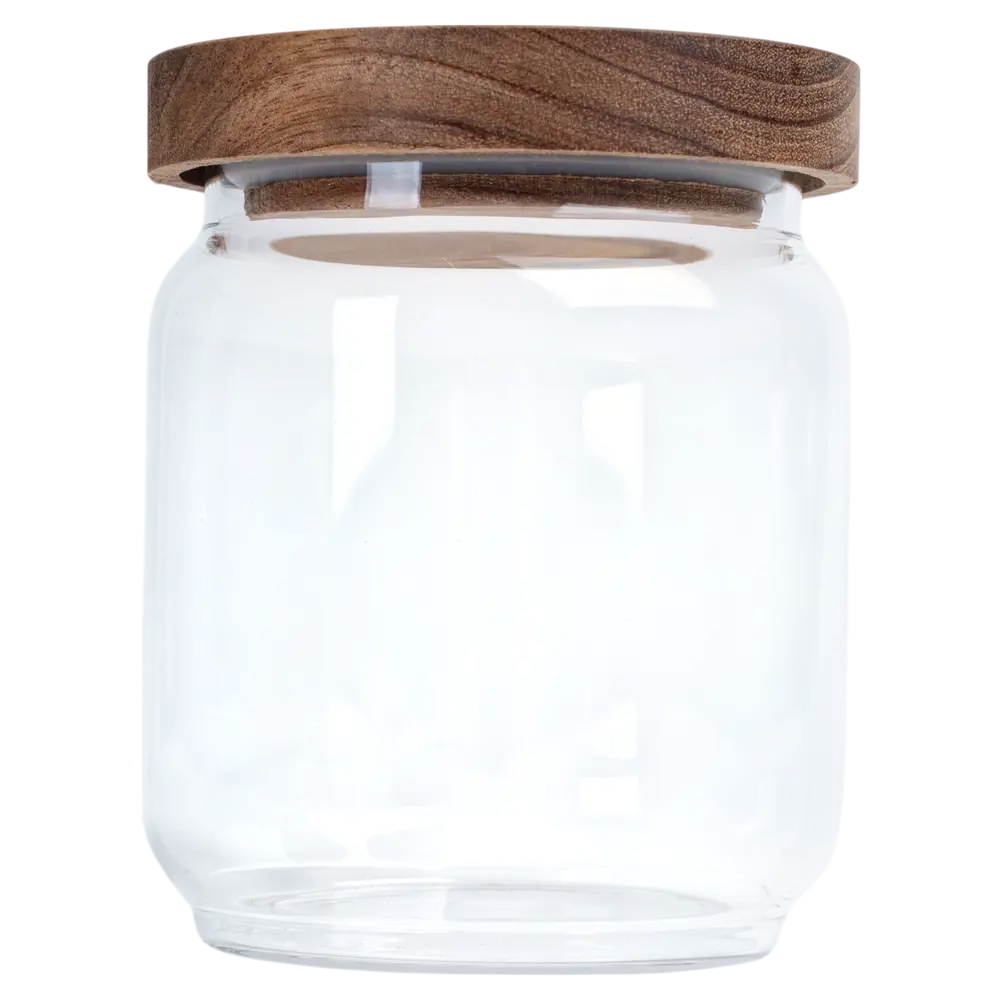 Стеклянная банка Vidage для сыпучих продуктов 0.48 л с бамбуковой крышкой 89422095 STLM-1563666 - Вид №2