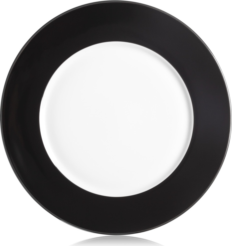10641818 Lenox Тарелка подстановочная Lenox "Маркеса" 30см (чёрная) Фарфор костяной 