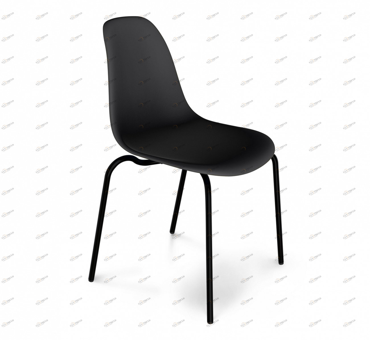 Стул DSR черный S30 (eames style) SHEFFILTON ДИЗАЙНЕРСКИЕ, EAMES STYLE 015569 Черный 