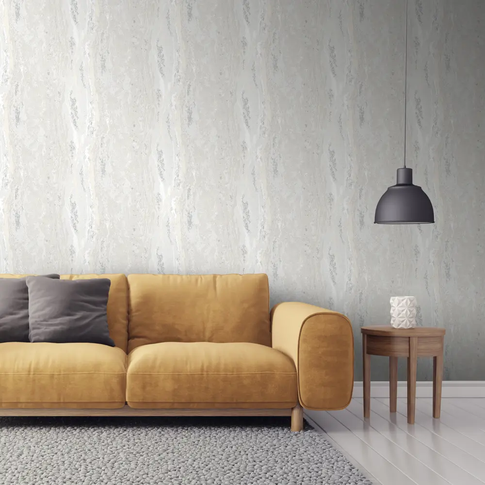 Обои флизелиновые Victoria Stenova Kamchatka белые 1.06 м VS281341 STLM-2107380 - Вид №2