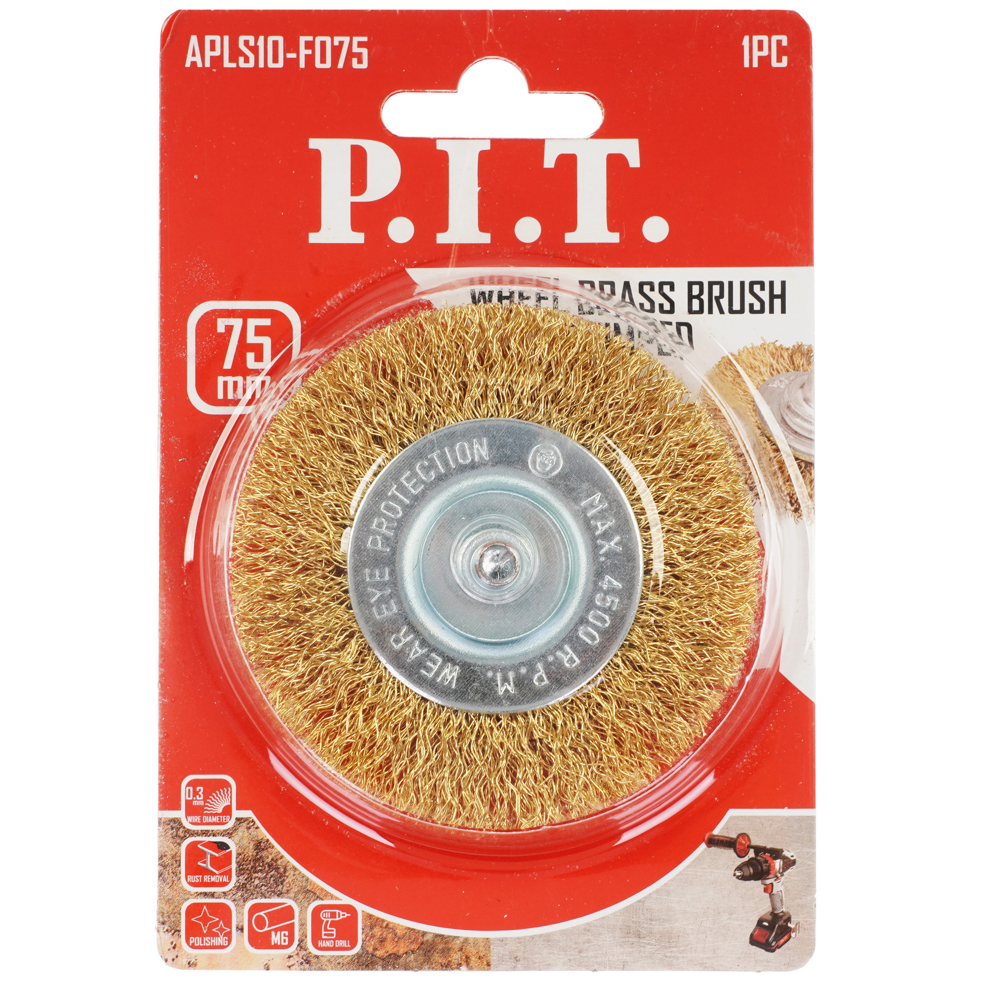 Кордщетка P.I.T. APLS10-F075 75 мм 9183430 PIT STDN-0056682 - Вид №3