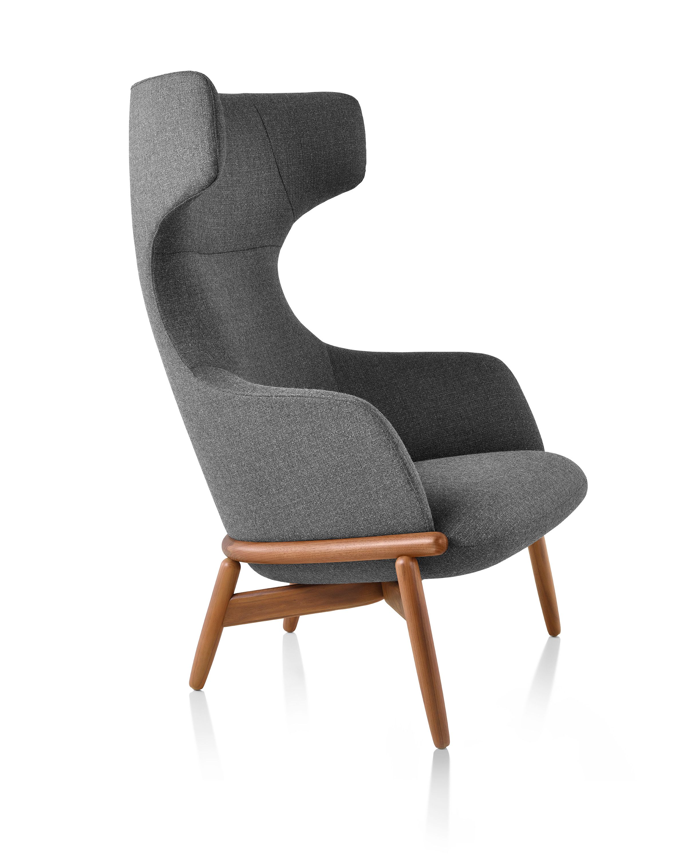 Кресло bergère из ткани с высокой спинкой Herman Miller Reframe ARCH-00115309 - Вид №15