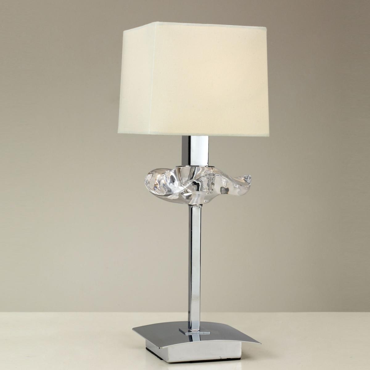 086266 Настольная лампа белая 1L Mantra Akira - Вид №1