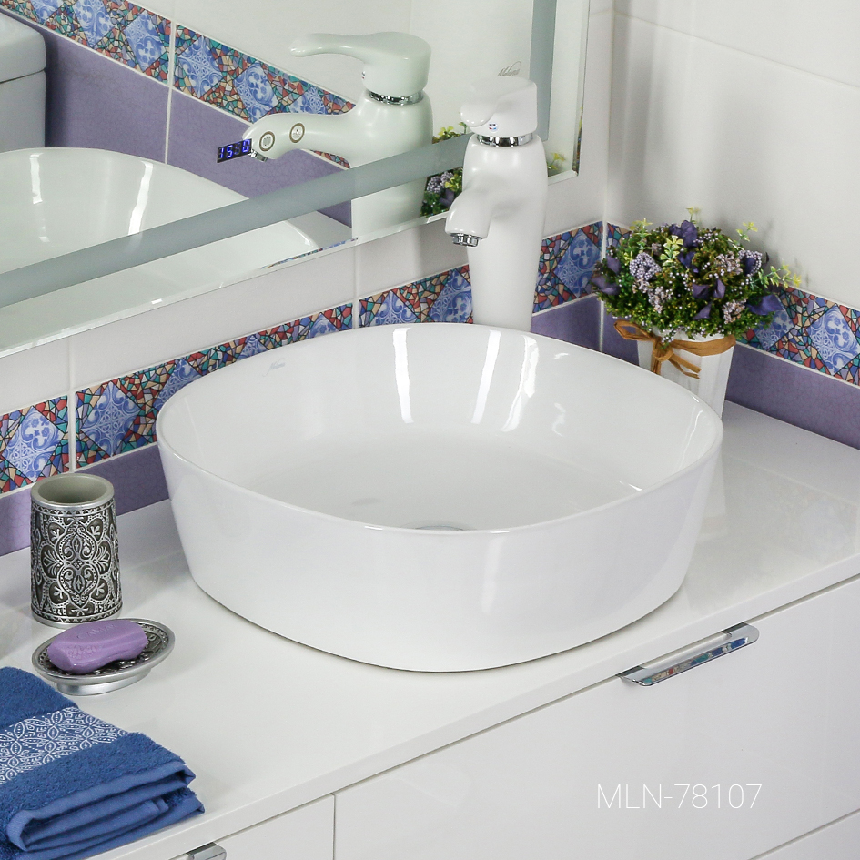 Накладная раковина melana mln-78107(а420) 78107-805 - Вид №5