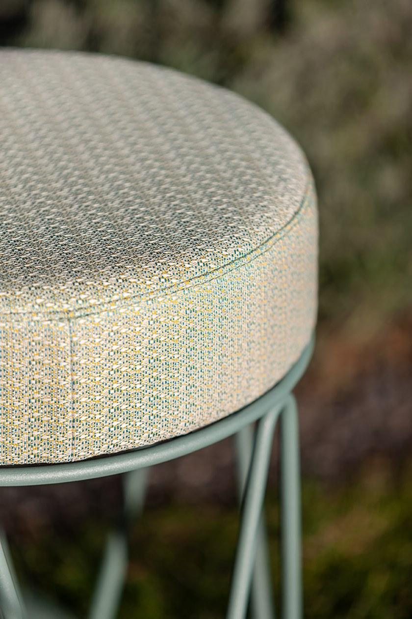 iSimar Высокий садовый табурет из стали Lagarto 9162 - Вид №3