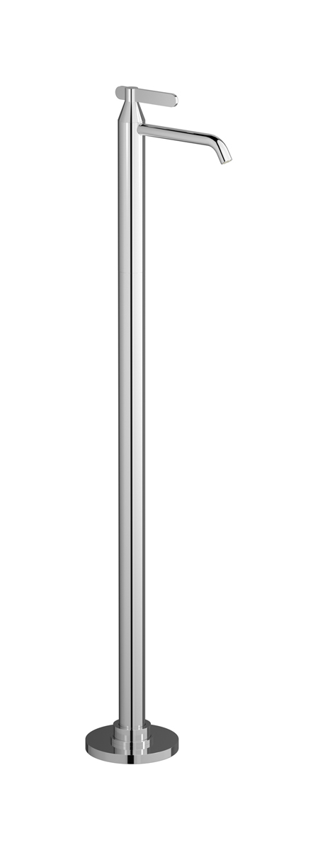 Высокий смеситель для напольной раковины в комплекте с донным клапаном. WE ARE IB ol396on Chrome Soho