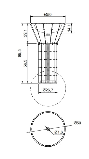 Отдельно стоящая раковина из нержавеющей стали и дерева Antoniolupi TETI ARCH-00083908 - Вид №3