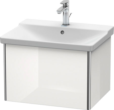 XS408001818 Тумбочка подвесная XSquare #XS4080 610 x 473 мм Белый матовый, декор Duravit - Вид №2