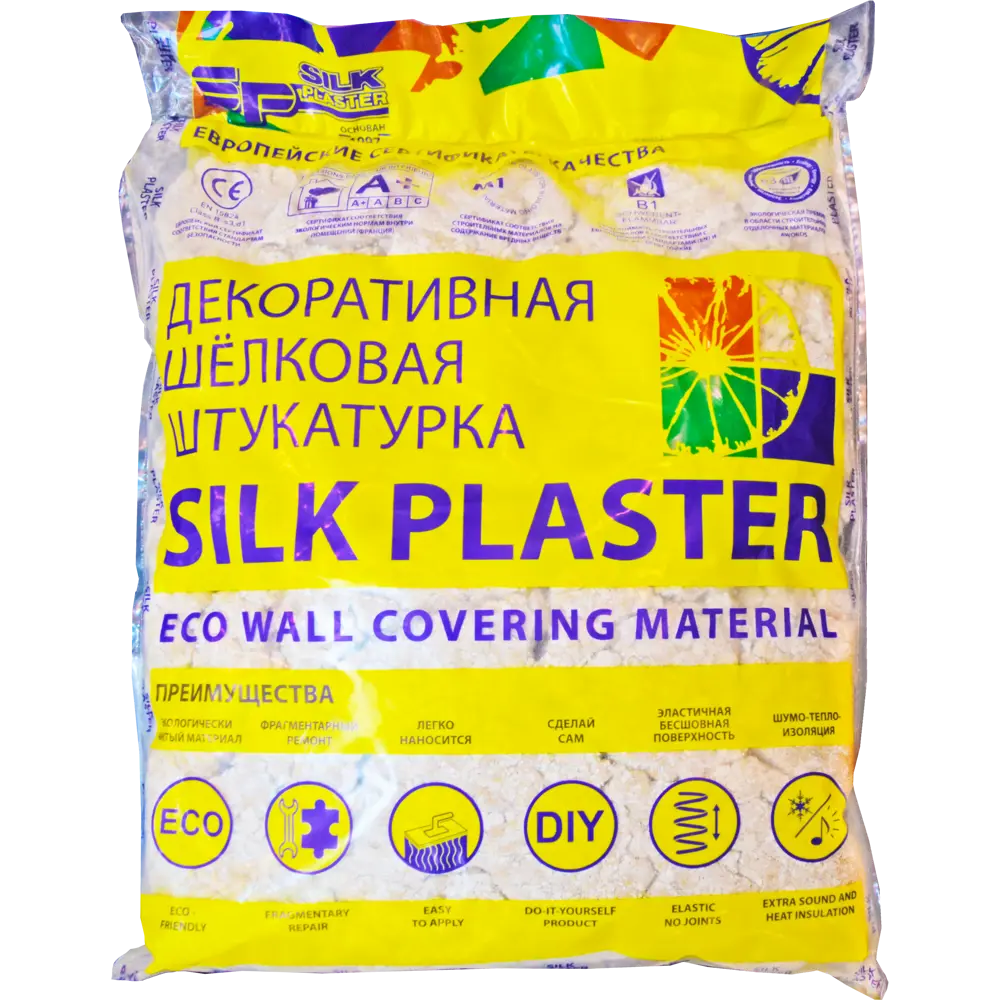 Жидкие обои Silk Plaster Прованс 041 1.5 кг цвет белый 82453434 STLM-2145615  - Вид №1