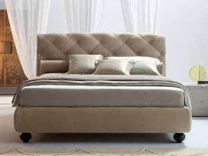 Twils Двуспальная кровать с тафтинговым или гладким изголовьем Dorian