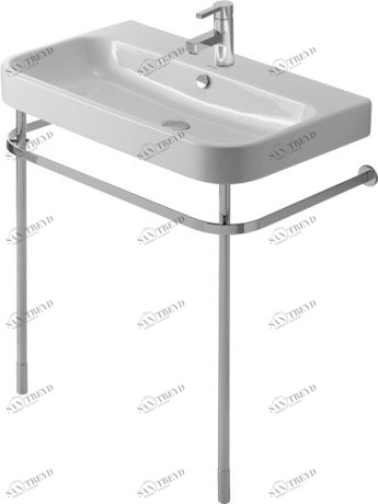 0030281000 Happy D.2 Металлическая консоль Хром Duravit