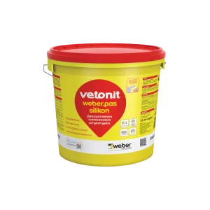 Декоративная штукатурка Vetonit Pas Silikon Shuba 100А под покраску шуба 1.5 мм 25 кг 87334370 STLM-2112970