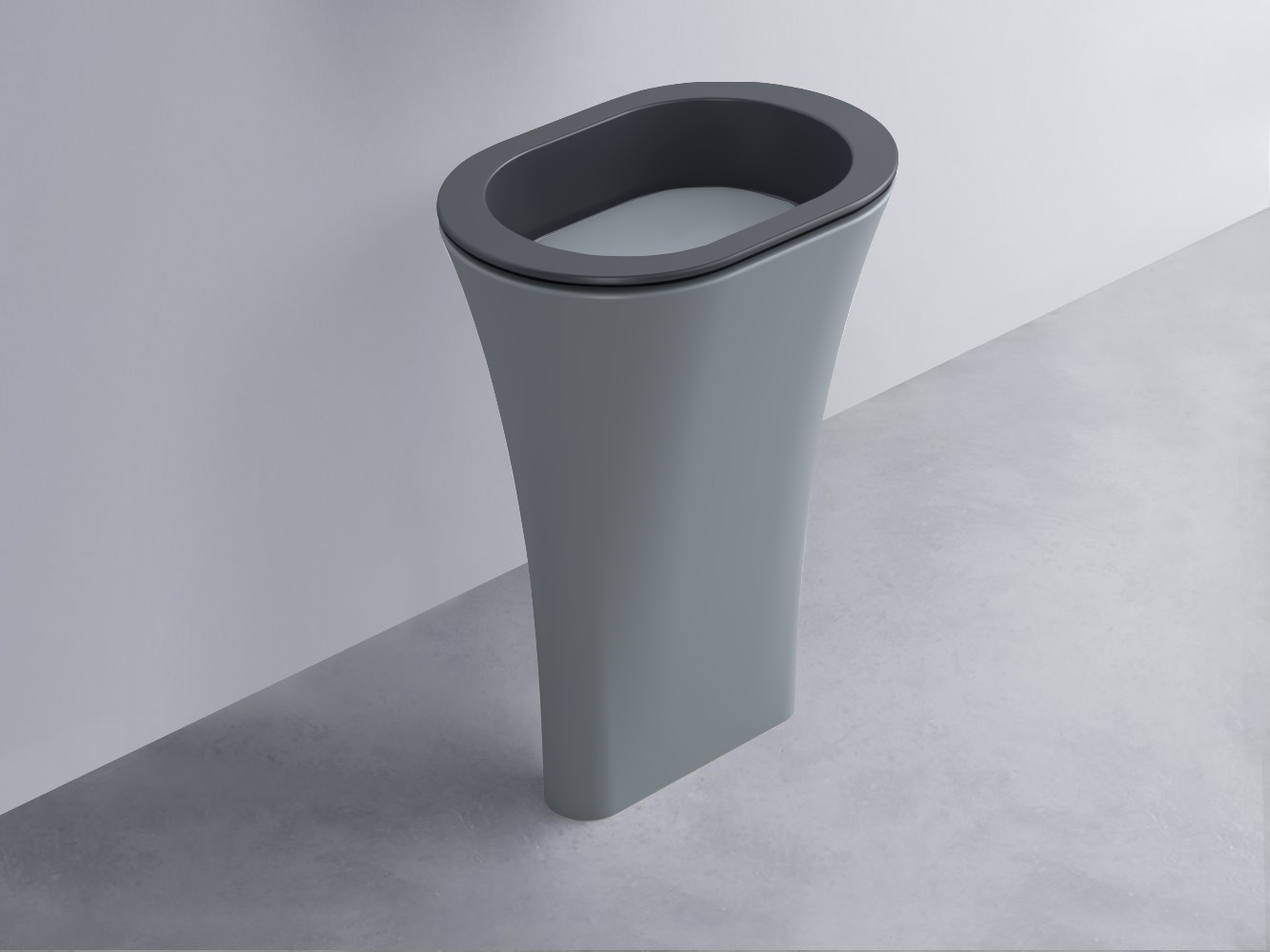 AMLA65-BA+AMPILO-BR+AMCOLO-BR Раковина Amedeo Ovale отдельностоящая cielo Enjoy + Amedeo Ceramica Cielo