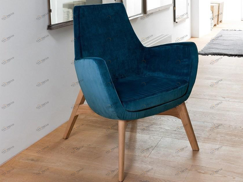 Dall'Agnese Кресло с обивкой из ткани с подлокотниками sun-id-1364881