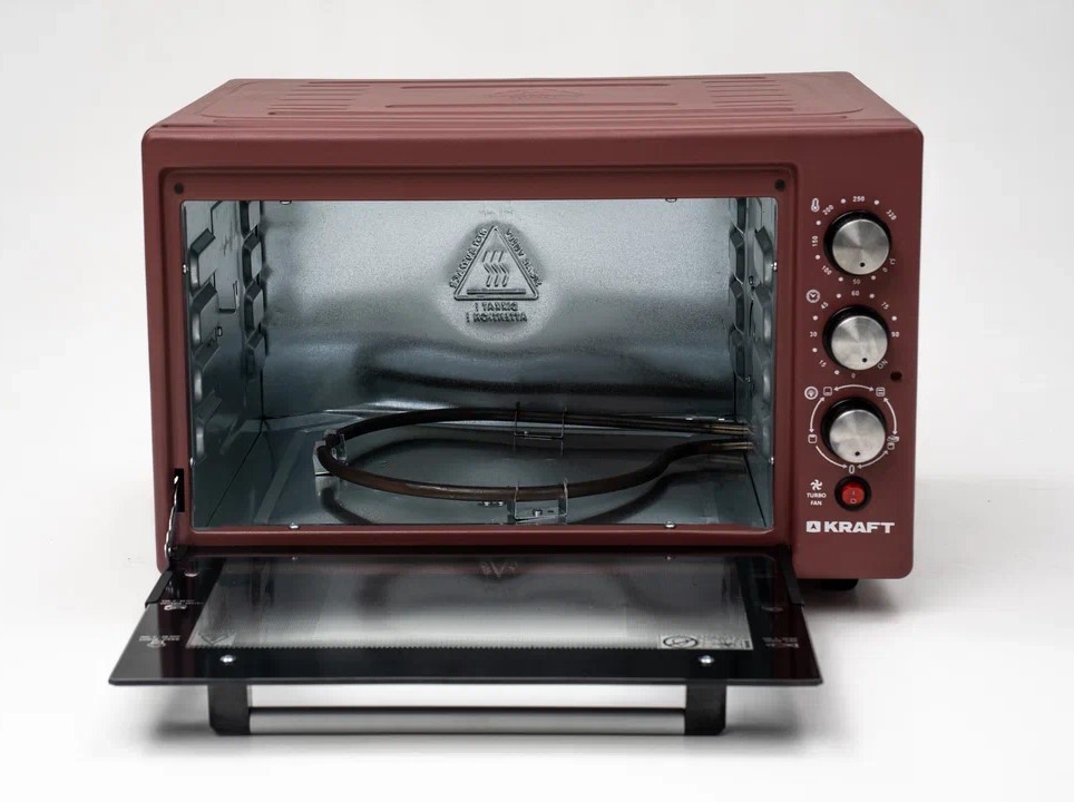 8108445 Мини-печь Kraft KF-MO 3804 KR красный STDN-0031814 - Вид №3