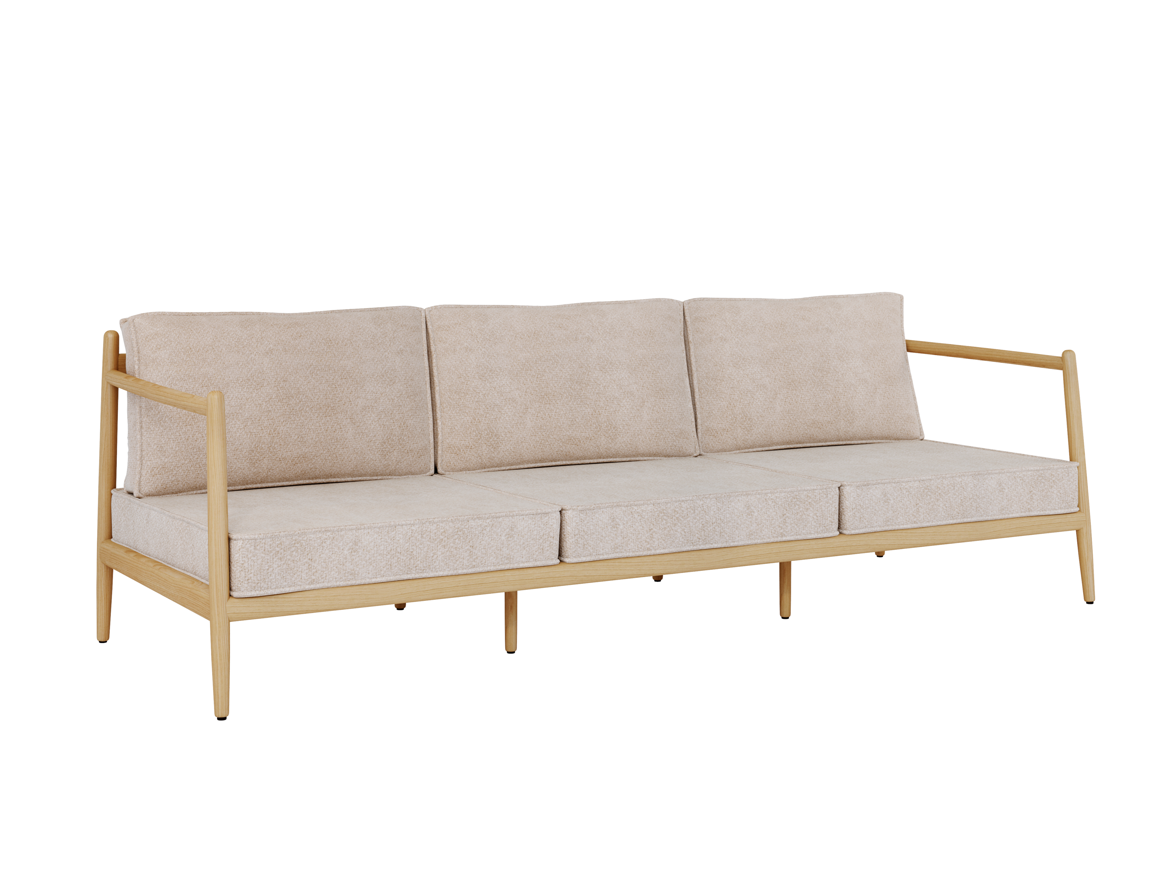 3-местный тканевый садовый диван Jardinico Noa ARCH-00148201