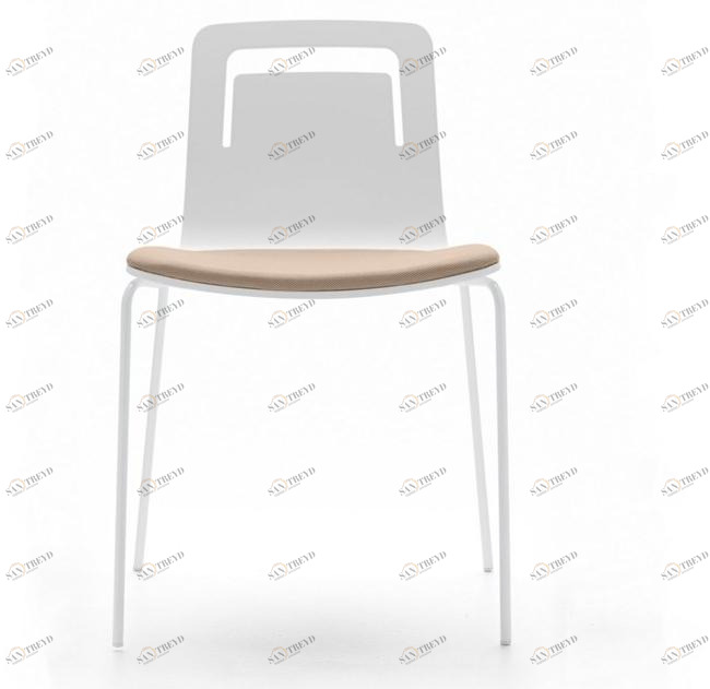 Viccarbe Штабелируемый деревянный стул со встроенной подушкой Klip sun-id-1492700