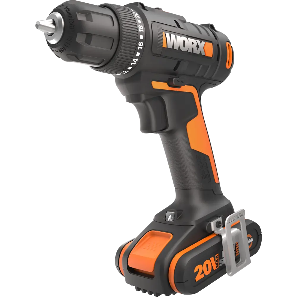 Аккумуляторная дрель-шуруповерт WORX WX100.3 с двумя батареями 88379705 STLM-0077663