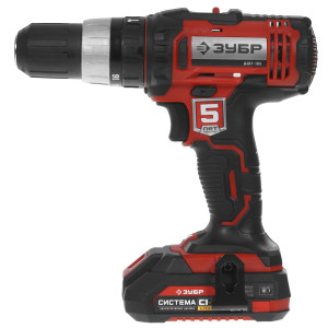 Дрель-шуруповерт Зубр ДШУ-185-22 С1-18 18V 9909099