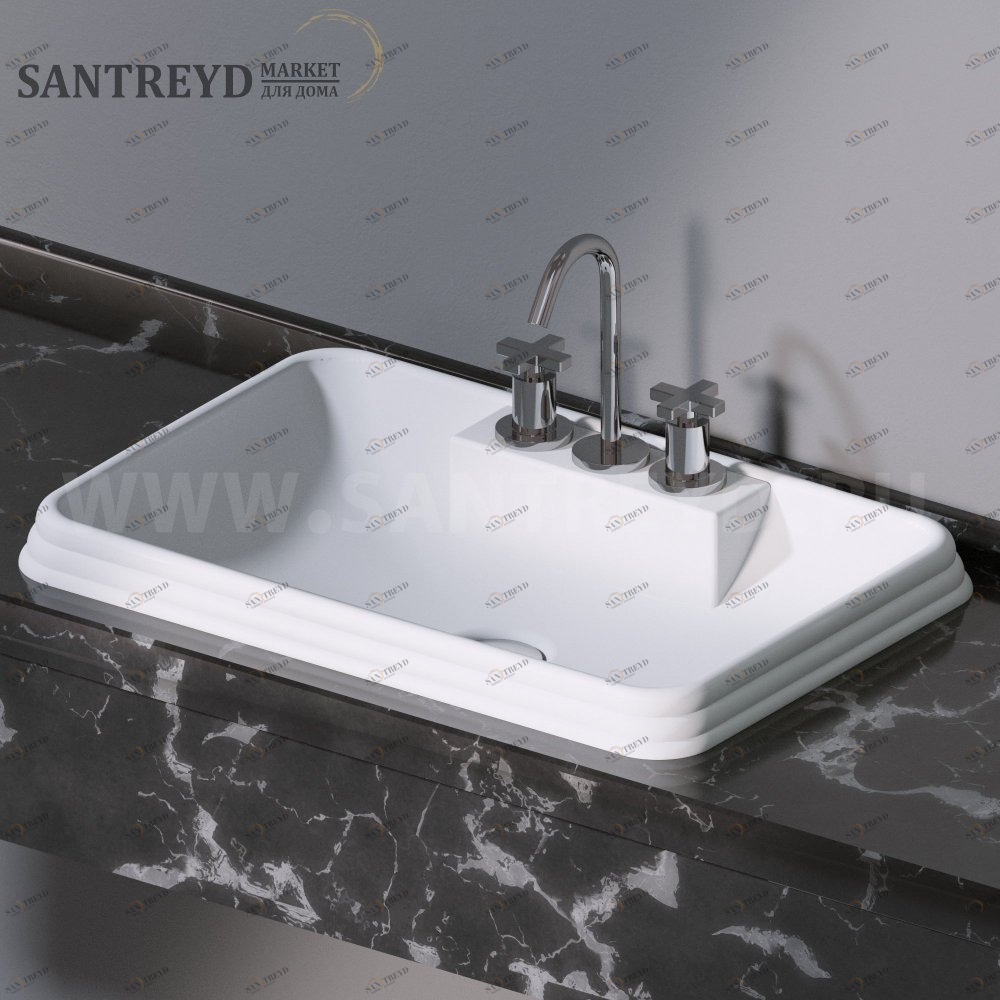 L613101 Накладная раковина под столешницу  прямоугольная A. e T. Italia GLASS AeT ITALIA