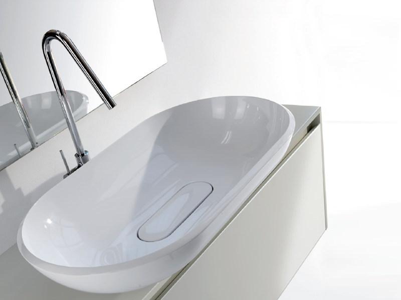 LASA IDEA Тумба под умывальник одинарная настенная, лакированная Metropolis sun-id-1479188 - Вид №2